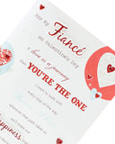Passionate Design Fiancé Valentines Day Card