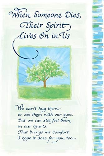 Carte Blanche Sympathy & Loss Greeting Card - When Someone Dies