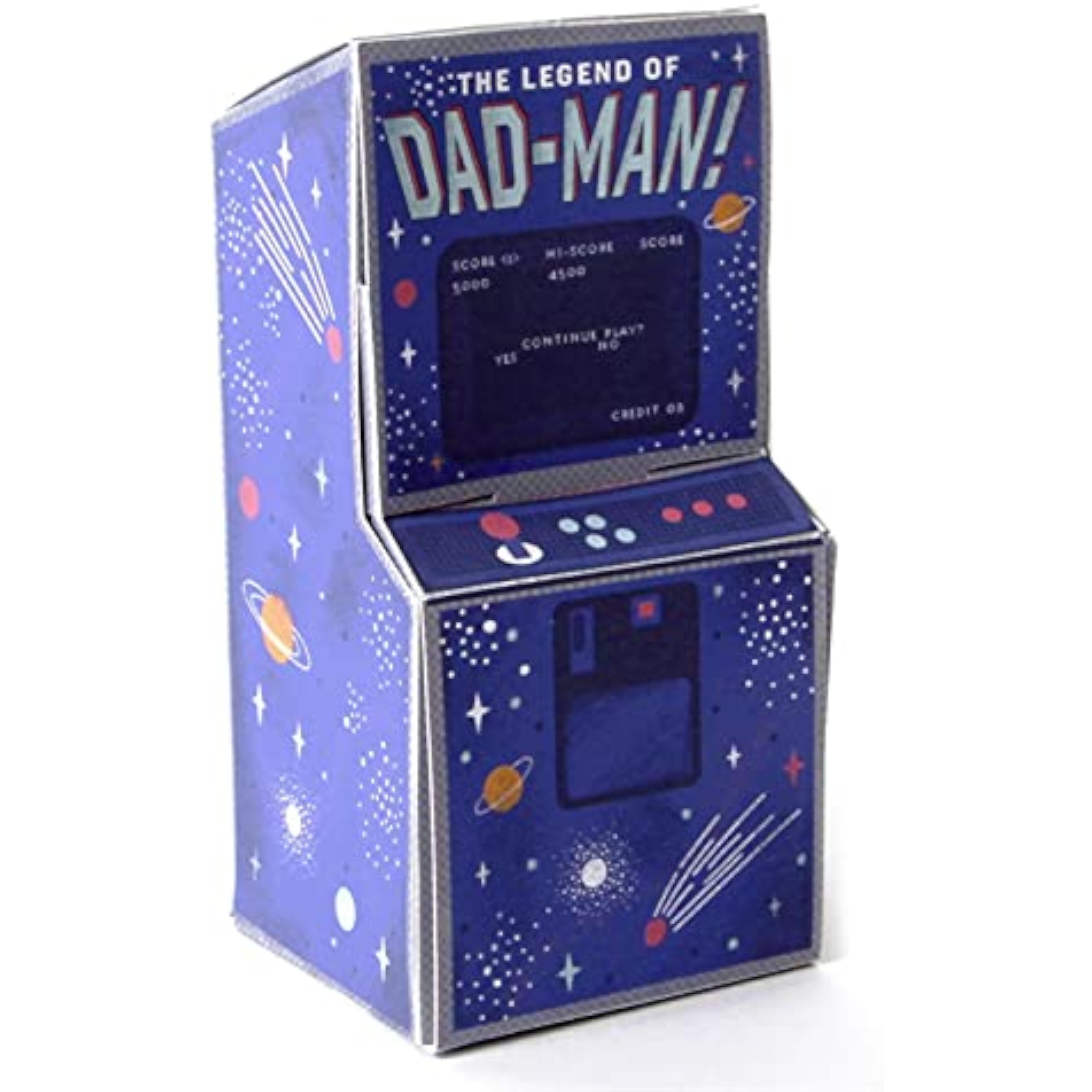 Hallmark Pop Up Dad Father's Day Card - Arcade Machine Pop Up The Legend of Dad-Man