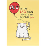 UK Greetings Birthday Card For Him/Her/Friend With Envelope - Age Joke Design