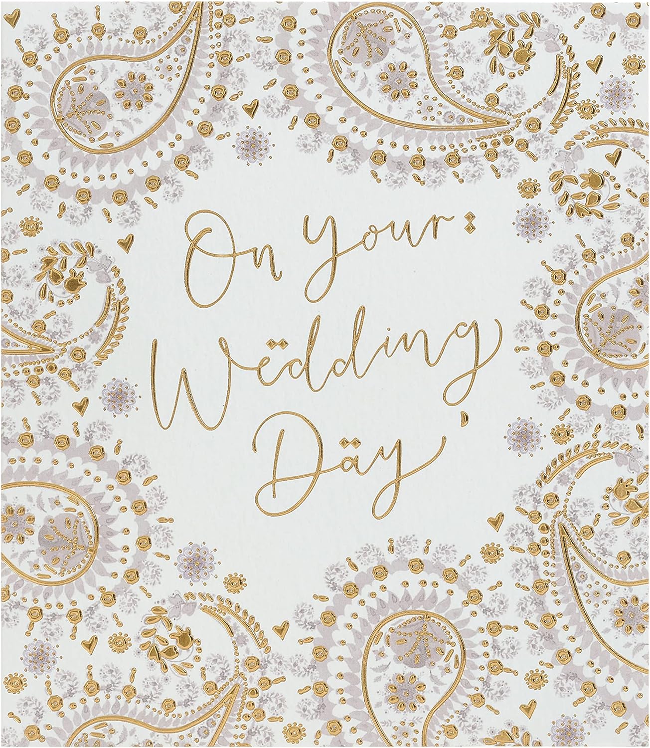 Wedding Card for Him/Her/Friend - Patterned Design