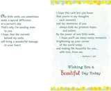 Carte Blanche Sending You a Smile Encouragement Greeting Card
