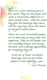 Carte Blanche Thank You Greeting Card - Endlessly Appreciated