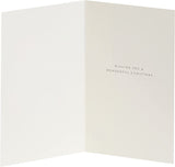 Snowmen Wearing Knitted Hats Wife Christmas Card