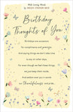 Sentimental Birthday Thoughts Card by Helen Steiner Rice