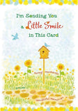 Carte Blanche Sending You a Smile Encouragement Greeting Card
