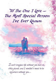 Carte Blanche Partner Love Greeting Card - To the One I Love