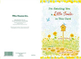 Carte Blanche Sending You a Smile Encouragement Greeting Card