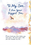 Carte Blanche Son Sentimental Keepsake Greeting Card - To My Son