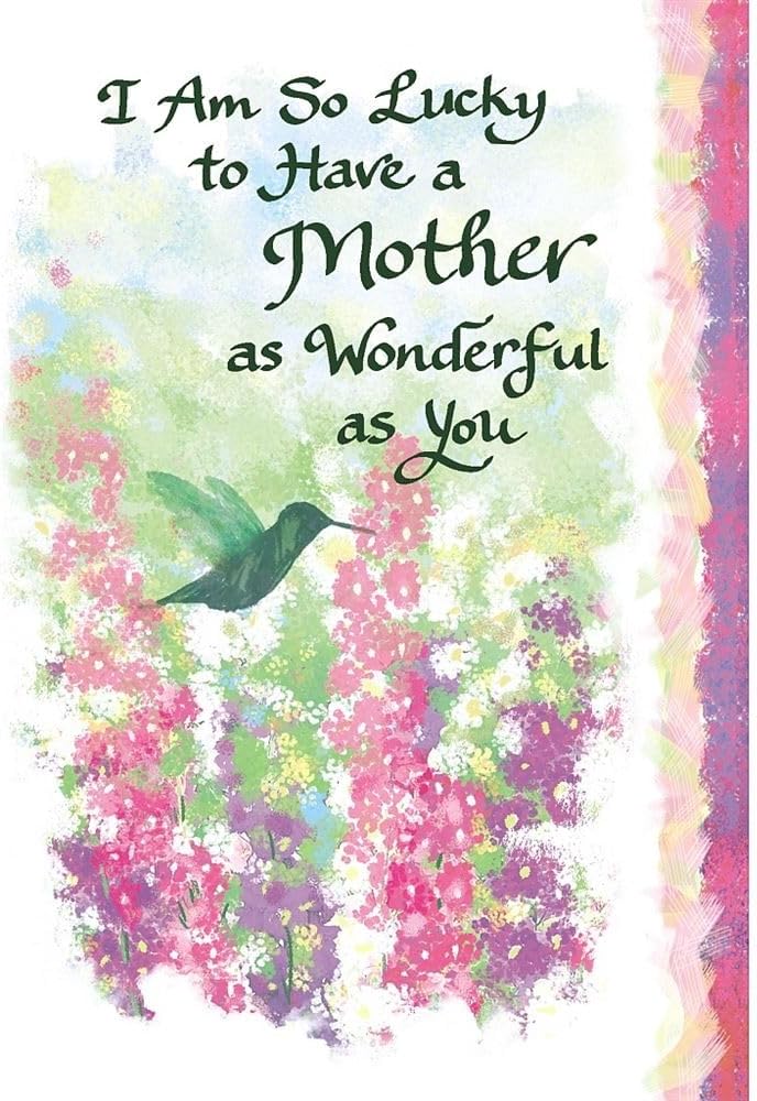 Carte Blanche Mother Sentimental Greeting Card - Lucky to Have You