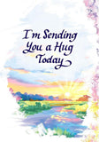 Carte Blanche Sending You a Hug Sentimental Greeting Card