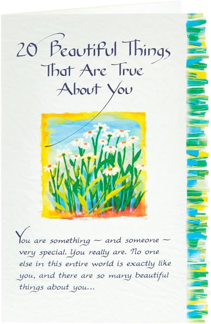 Carte Blanche 20 Beautiful Things About You Sentimental Greeting Card