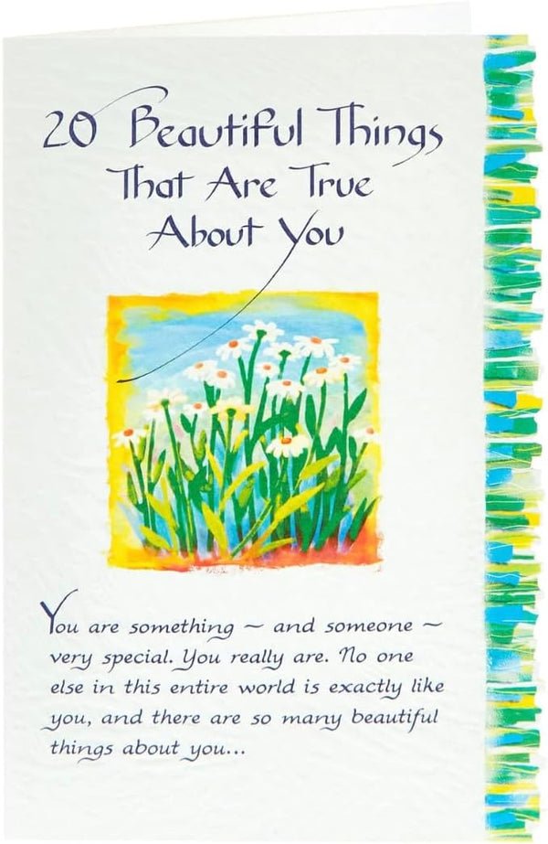 Carte Blanche 20 Beautiful Things About You Sentimental Greeting Card