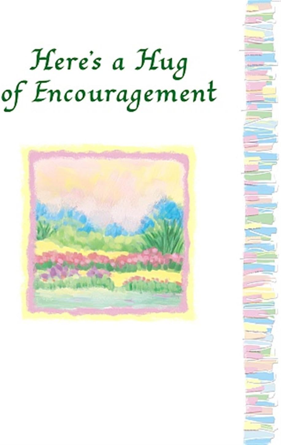 Carte Blanche Encouragement Greeting Card - Here's a Hug of Encouragement