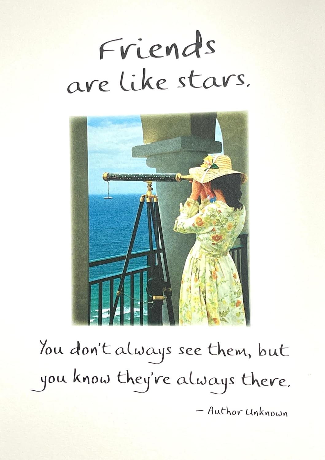 Carte Blanche Friend Sentimental Greeting Card - Friends Are Like Stars