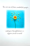 Carte Blanche Thank You Greeting Card - Heartfelt Note of Gratitude