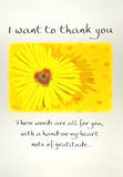 Carte Blanche Thank You Greeting Card - Heartfelt Note of Gratitude