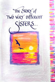 Carte Blanche Sister Sentimental Keepsake Greeting Card - The Story of Two