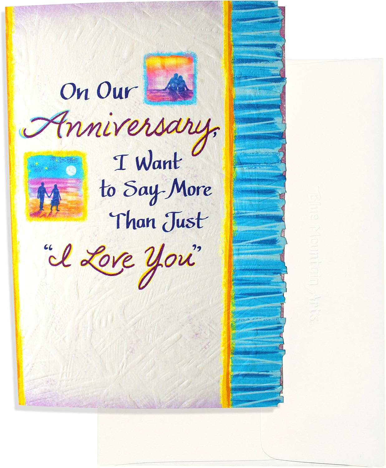 Carte Blanche Anniversary Card for Wife or Partner - On Our Anniversary
