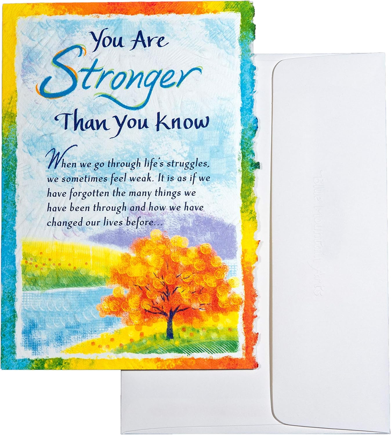 Carte Blanche Encouragement Greeting Card - You Are Stronger Than You Know