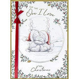 Bear On Swing One I Love Large Boxed Christmas Card