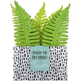 Hallmark Pop Up Card - Contemporary Fern Plant Design