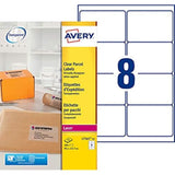 Avery Self-Adhesive Clear Parcel Shipping Labels