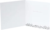 Luxury Foiled Silver Glittered Finish 40th Birthday Card Cocktail
