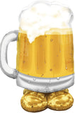 Anagram Big Beer Mug foil balloon with realistic beer mug design, perfect for celebrations and parties.
