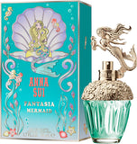 Anna Sui Fantasia Mermaid women's fragrance spray, 50ml, featuring a decorative bottle with a mermaid design.