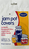 County Stationery 20 Pcs Jam Pot Covers