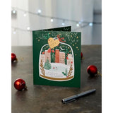 UK Greetings Christmas Card for Both of You - City Ice Rink Design