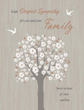 Deepest Sympathy Family Card by BGC, a heartfelt greeting card with a comforting design for expressing condolences.