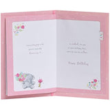 UK Greetings Mum Birthday Card With Envelope - Cute Elephant Design