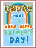 Hallmark Daddy Father's Day Card - Rainbow Daddy Have a Very Happy Father's Day!