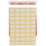 White 9x13mm Rectangular Labels (Pack of 343)