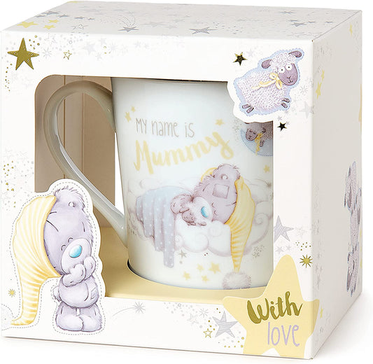 Tiny Tatty Teddy Mummy ceramic mug by Carte Blanche, featuring a cute teddy bear design, perfect for Mother's Day gift.