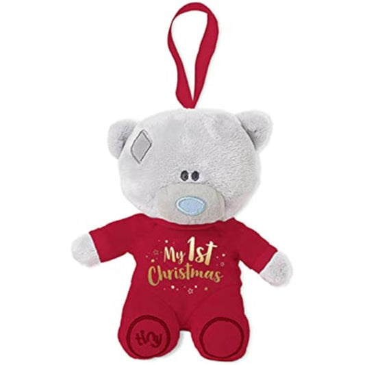 Me to You Tatty Teddy Christmas tree decoration bauble from Carte Blanche featuring a cute teddy bear design for holiday decor.