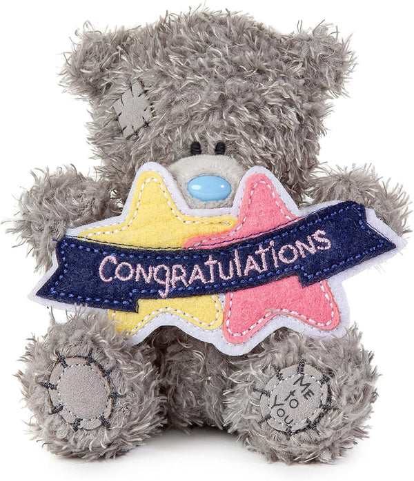 Soft S4 Congratulations plush toy by Carte Blanche featuring a cheerful design and vibrant colors, perfect for celebrations.