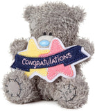 Soft S4 Congratulations Plush by Carte Blanche featuring a colorful, cuddly plush toy with congratulatory message embroidery.