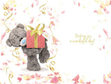 3D holographic greeting card featuring a friendly birthday design by Carte Blanche, with vibrant colors and a festive appearance.