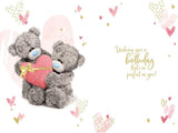3D holographic "I Love You" birthday bear greeting card by Carte Blanche, featuring a colorful, animated bear design.