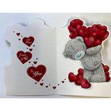 Carte Blanche Bundle Hearts Bear Valentine greeting card featuring a cute bear and heart design, perfect for Valentine's Day messages.
