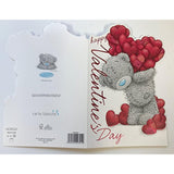 Carte Blanche Bundle Hearts Bear Valentine Greeting Card featuring a cute bear and heart design for Valentine's Day.