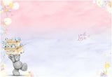 Carte Blanche Me to You Bear Tatty Teddy new home greeting card featuring the lovable teddy holding a house symbol.