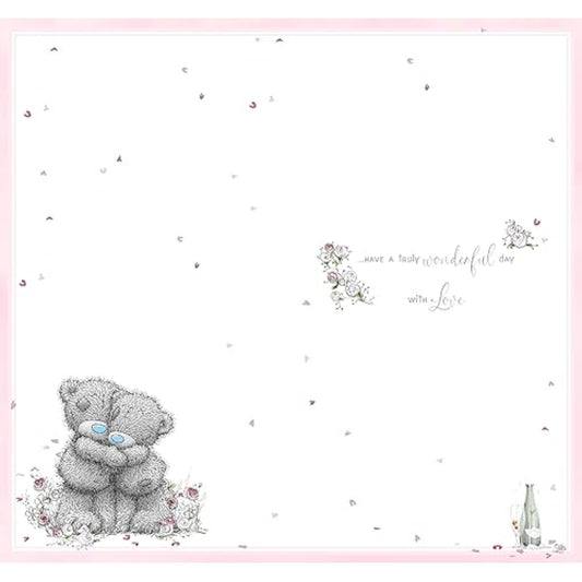 Carte Blanche Me To You special couple anniversary greeting card with cute bear design on white background