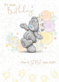 Tatty Teddy It's Your Birthday greeting card by Carte Blanche featuring a cute teddy bear design.