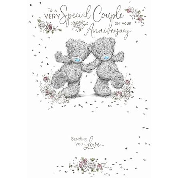 Carte Blanche couple anniversary greeting card featuring romantic design perfect for celebrating special moments together.