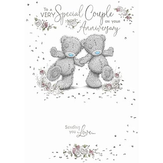 Carte Blanche couple anniversary greeting card featuring romantic design perfect for celebrating special moments together.