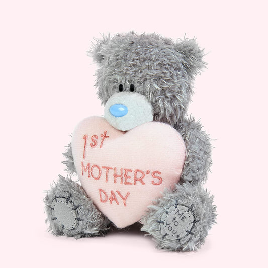 Carte Blanche Tatty Teddy Bear plush toy for 1st Mother's Day, featuring a soft teddy bear with a heartfelt design.